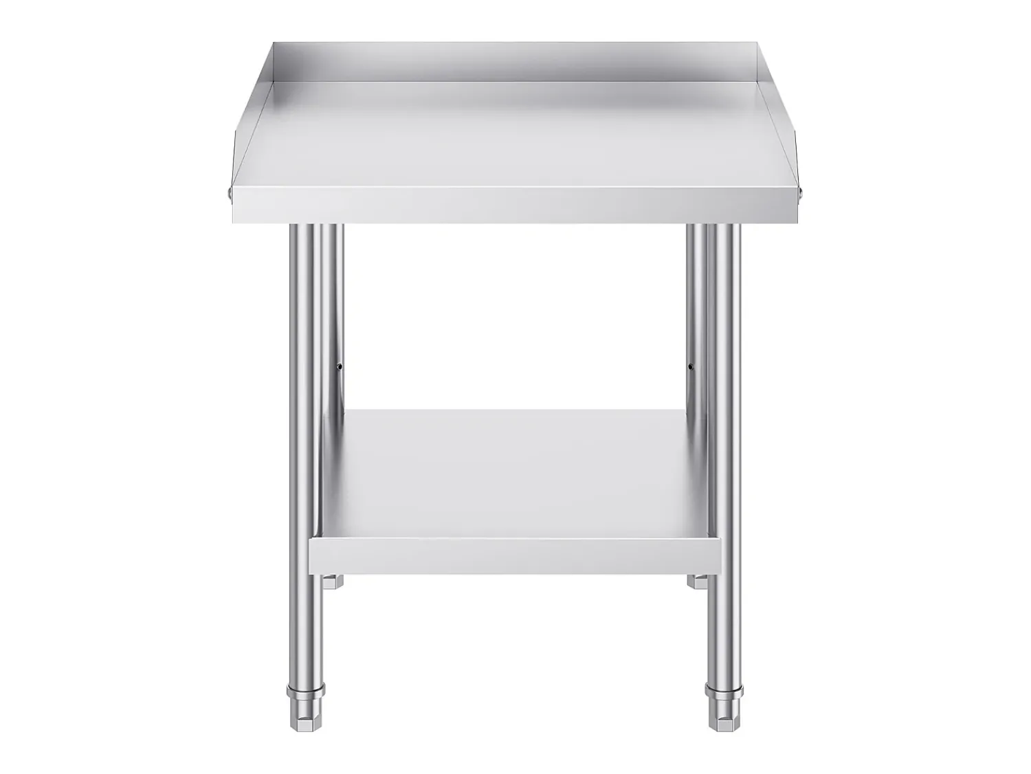 Móvel De Arrumação| Mesa de Trabalho SucceBuy Mesa de Trabalho em Aço Inoxidável 60.96 x 60.96 cm, Mesa de Preparação de Alimentos para Restaurante Prateado