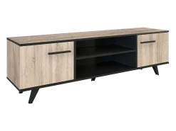 Best Mesa de TV Wayne Oak/ 46x151x39 cm Preto