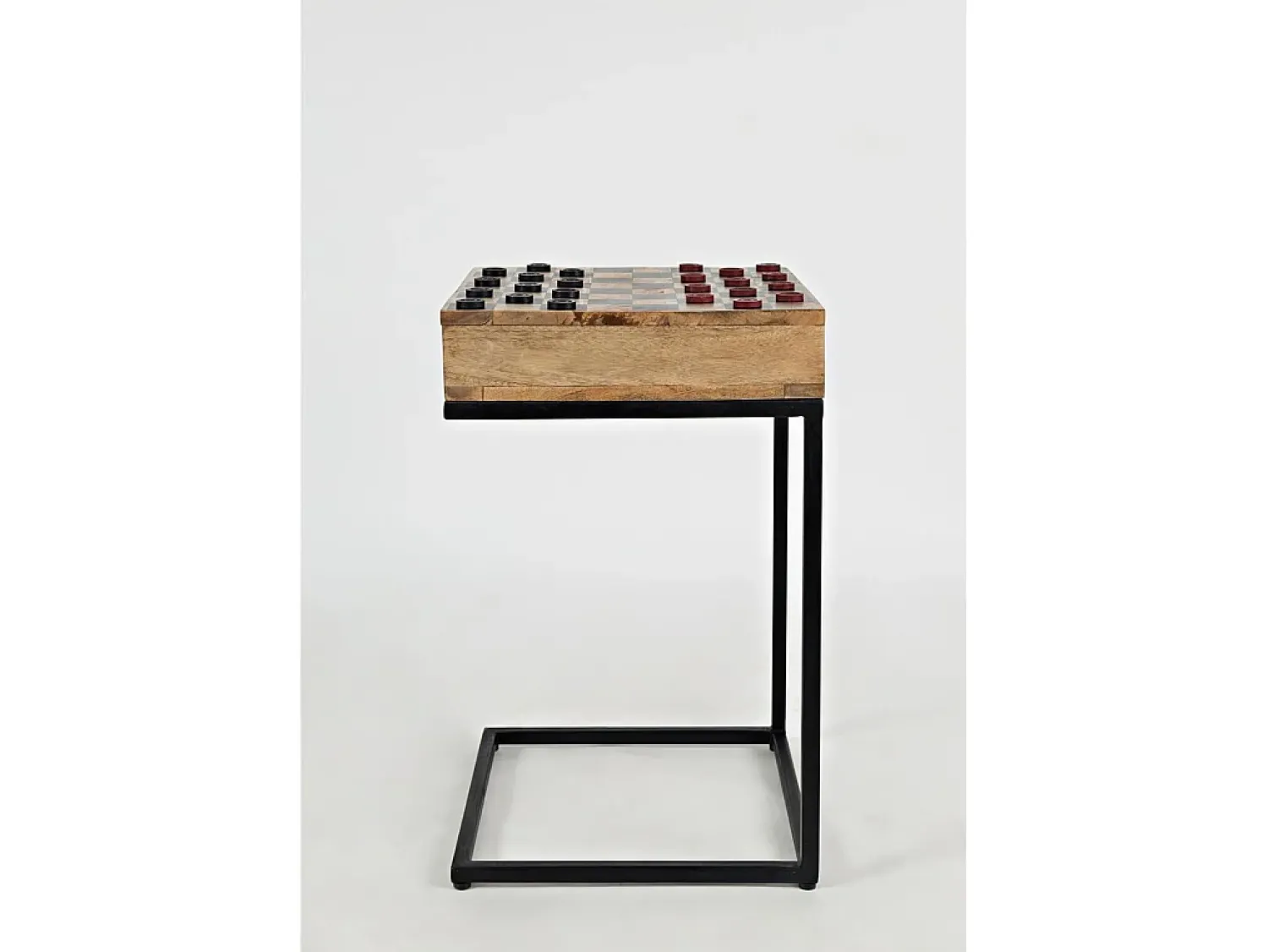 Hot Mesa de xadrez 42x66x42 cm castanha Avola AV1730-26 Preto / Castanho