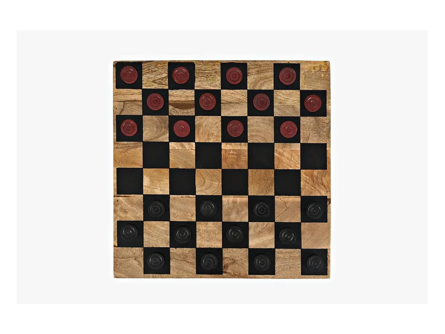 Hot Mesa de xadrez 42x66x42 cm castanha Avola AV1730-26 Preto / Castanho