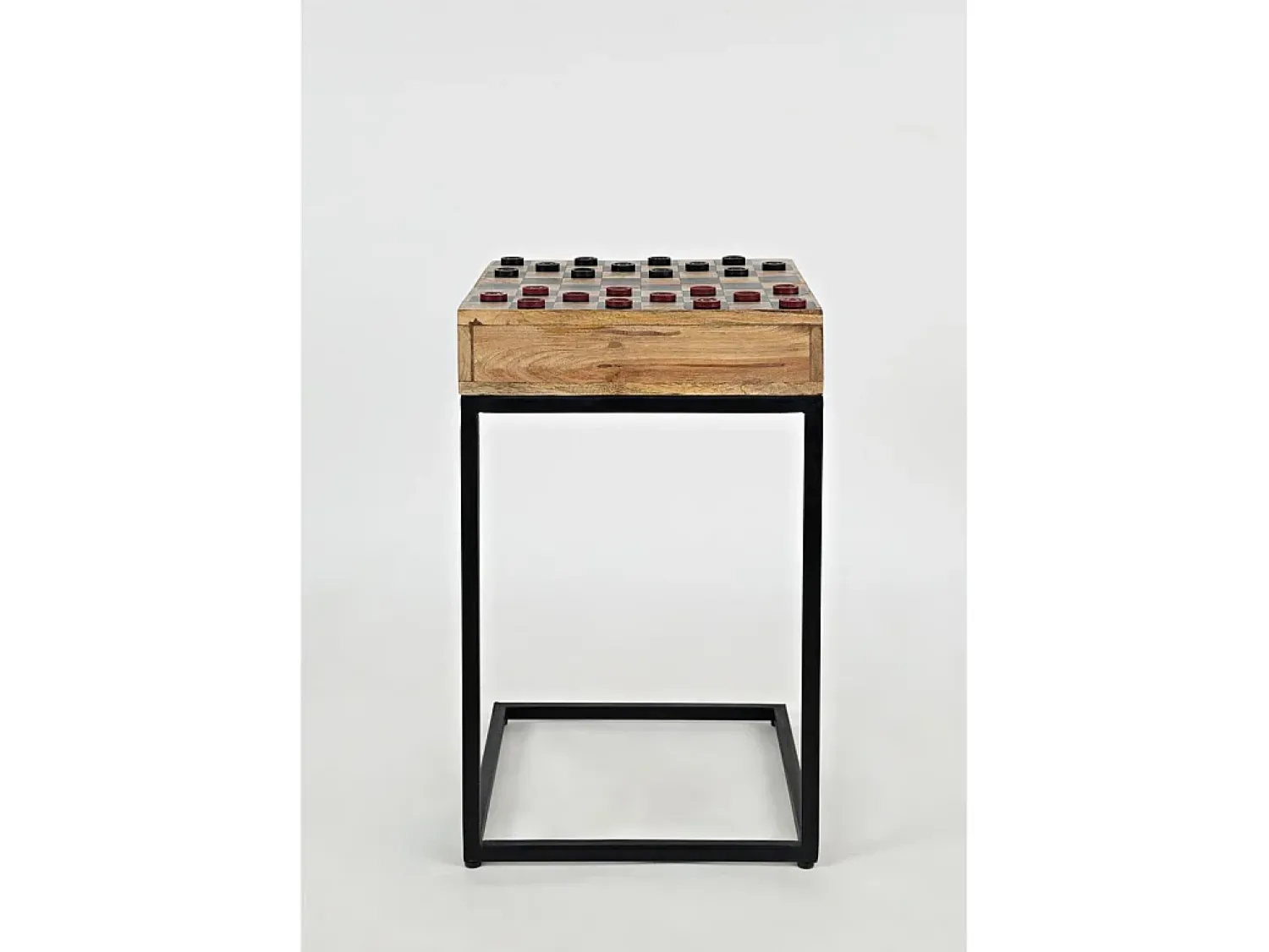 Hot Mesa de xadrez 42x66x42 cm castanha Avola AV1730-26 Preto / Castanho