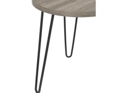 Mesa De Centro|Dorel Home Mesa decorativa em aglomerado de madeira de carvalho claro - estrutura Castanho