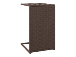 Best Mesa em C 40x35x60 cm vime PE PT111905 Castanho