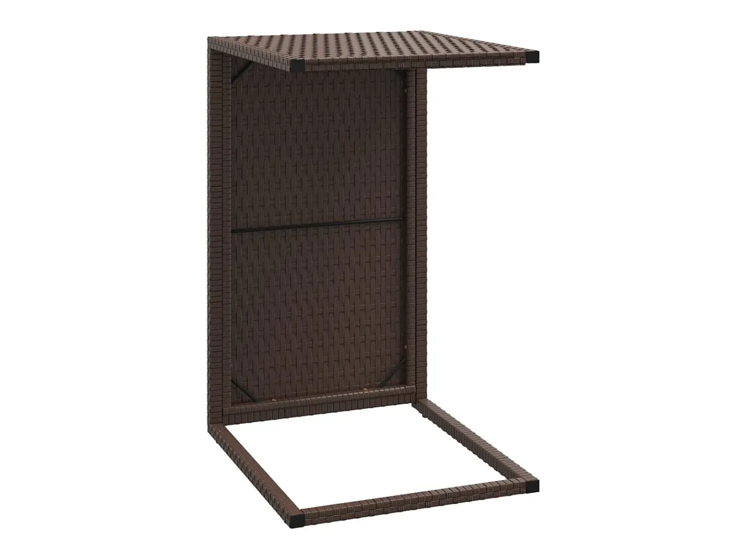 Best Mesa em C 40x35x60 cm vime PE PT111905 Castanho