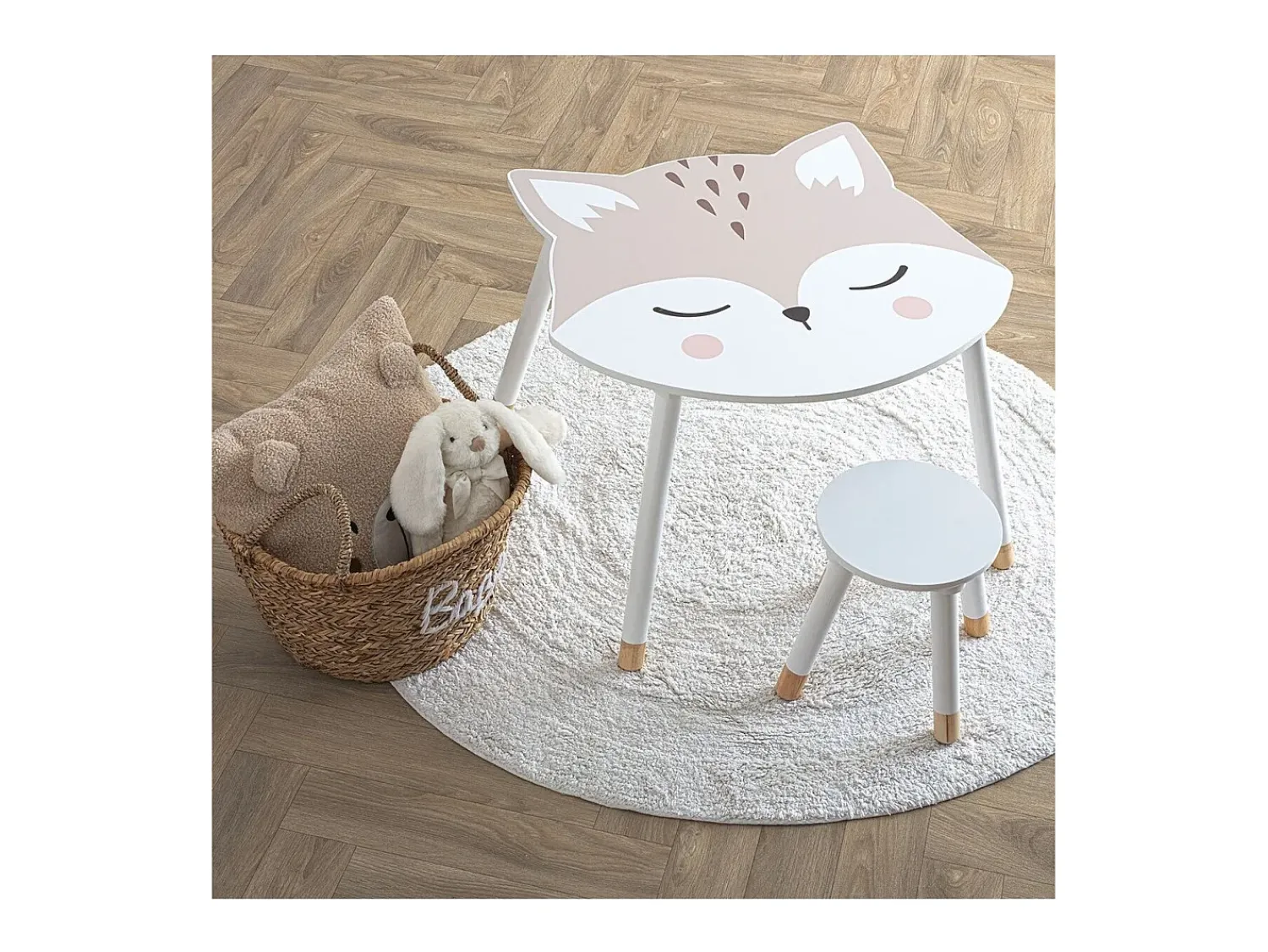 Clearance Atmosphera Mesa em MDF 43x62x64cm Branco