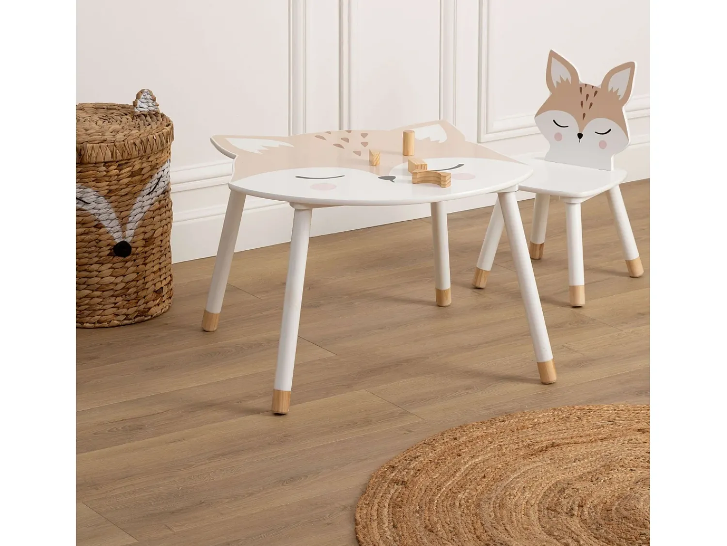 Clearance Atmosphera Mesa em MDF 43x62x64cm Branco