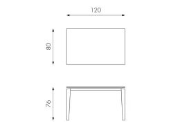 Sale Mesa extensível de 120cm a 170cm moderna Tampo Cerâmico em Vidro Temperado Mármore Branco