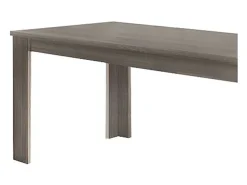 Discount Dmora Mesa extensível Nanni, Consola extensível até 10 lugares, Consola extensível 100% Fabricado em Itália, 140/190x90h75 cm, Olmo pérola Castanho