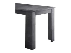 Dmora Mesa extensível Natan, Consola extensível até 12 lugares, Consola extensível 100% Fabricado em Itália, 160/210x90h75 cm, Ardósia^ Consola