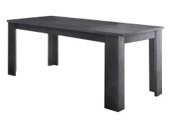 Dmora Mesa extensível Natan, Consola extensível até 12 lugares, Consola extensível 100% Fabricado em Itália, 160/210x90h75 cm, Ardósia^ Consola