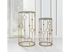MESA GAIOLA CASAL CM Ø 50X100-40X80^ Mesa De Apoio