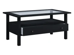 VCM Mesa lateral & mesa de café Lingis Preto A. 42 x L. 90 x P. 54 cm^ Mesa De Apoio