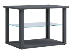 Mesa De Apoio|VCM Mesa lateral & mesa de café Wanilo Antracite A. 45 x L. 65 x P. 45 cm Multicor