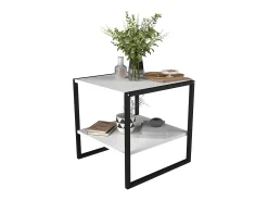 Mesa De Apoio|VCM Mesa lateral & mesa de café Insasi Branco A. 50 x L. 50 x P. 50 cm Multicor