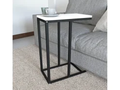VCM Mesa lateral & mesa de café Insasi Branco A. 63 x L. 26 x P. 46 cm^ Mesa De Apoio