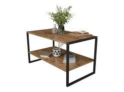 Clearance VCM Mesa lateral & mesa de café Insasi Carvalho mel A. 50 x L. 90 x P. 50 cm Multicor