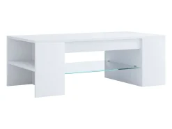 VCM Mesa lateral & mesa de café Tunas Branco A. 35 x L. 100 x P. 50 cm^ Mesa De Apoio