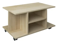 Mesa De Apoio*VCM Mesa lateral & mesa de café Findula Sonoma Oak A. 40 x L. 80 x P. 40 cm Multicor