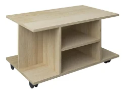 Mesa De Apoio*VCM Mesa lateral & mesa de café Findula Sonoma Oak A. 40 x L. 80 x P. 40 cm Multicor