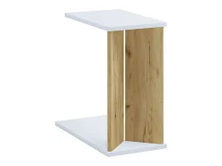 Mesa De Apoio|VCM Mesa lateral & mesa de café Nachto Branco/carvalho de mel A. 49 x L. 25 x P. 50 cm Multicor