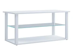 Mesa De Apoio|VCM Mesa lateral & mesa de café Wanilo Branco A. 45 x L. 95 x P. 45 cm Multicor