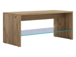 Mesa De Apoio*VCM Mesa lateral & mesa de café Wisal Carvalho mel A. 40 x L. 90 x P. 40 cm Multicor
