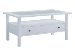 VCM Mesa lateral & mesa de café Lingis Branco A. 42 x L. 90 x P. 54 cm^ Mesa De Apoio