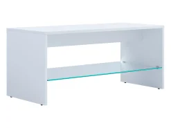 Clearance VCM Mesa lateral & mesa de café Wisal Branco A. 40 x L. 90 x P. 40 cm Multicor