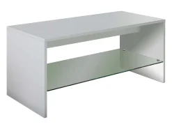 Clearance VCM Mesa lateral & mesa de café Wisal Branco A. 40 x L. 90 x P. 40 cm Multicor