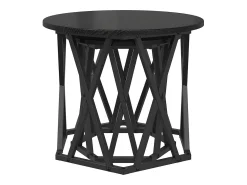 Mesa Lateral 2 pcs Carvalho 50x50x40 cm^ Mesa De Centro
