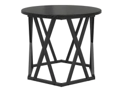 Mesa Lateral 2 pcs Carvalho 50x50x40 cm^ Mesa De Centro