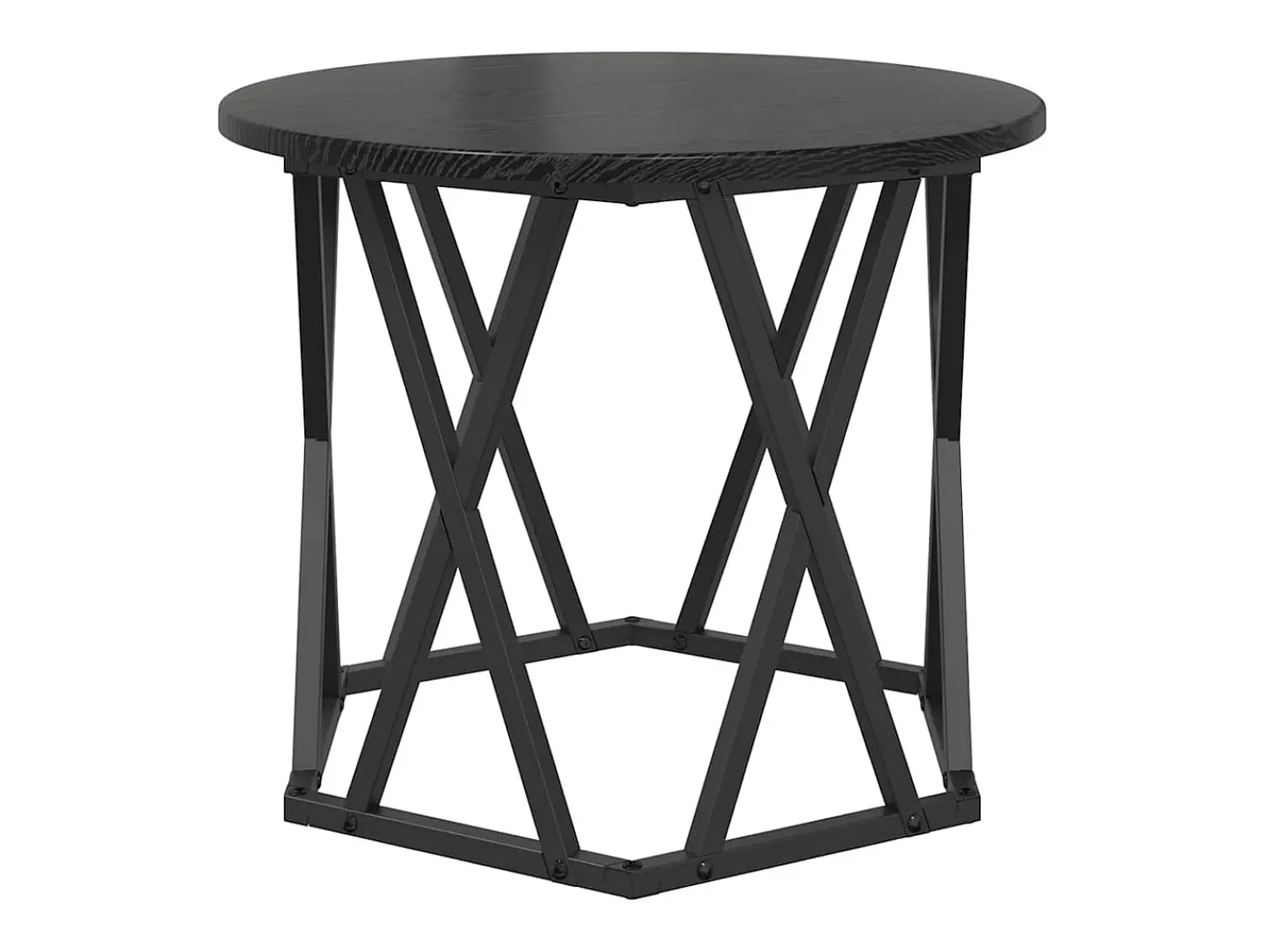 Mesa Lateral 2 pcs Carvalho 50x50x40 cm^ Mesa De Centro