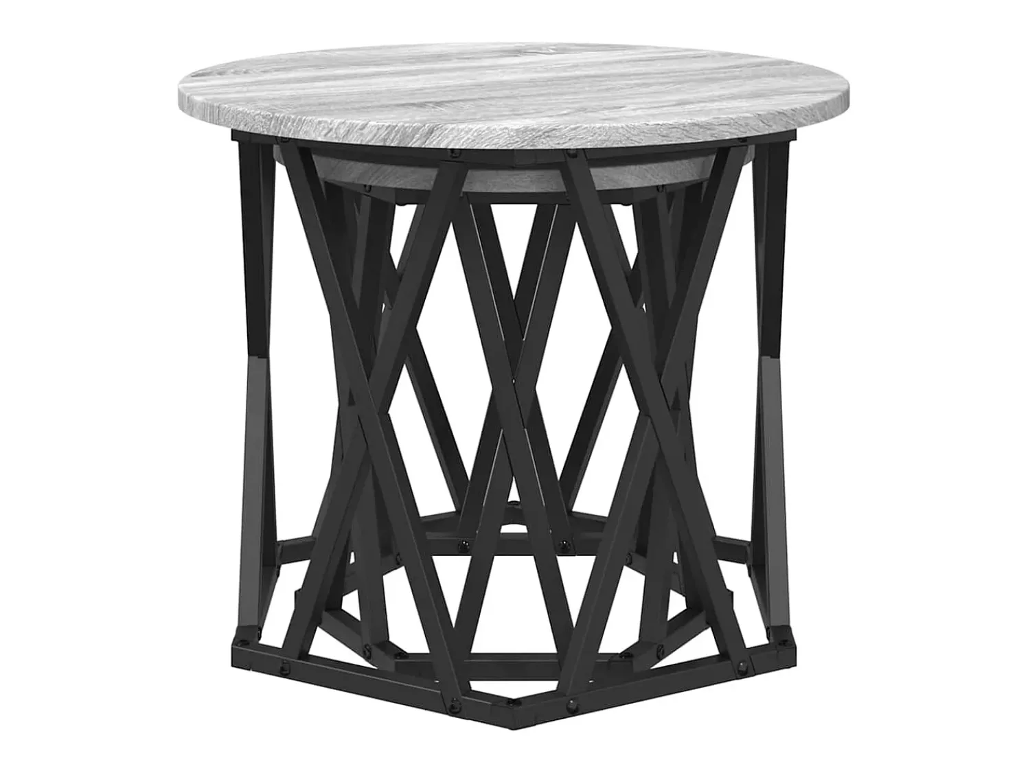 Mesa Lateral 2 pcs Sonoma 50x50x40 cm^ Mesa De Centro