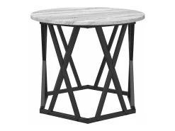 Mesa Lateral 2 pcs Sonoma 50x50x40 cm^ Mesa De Centro
