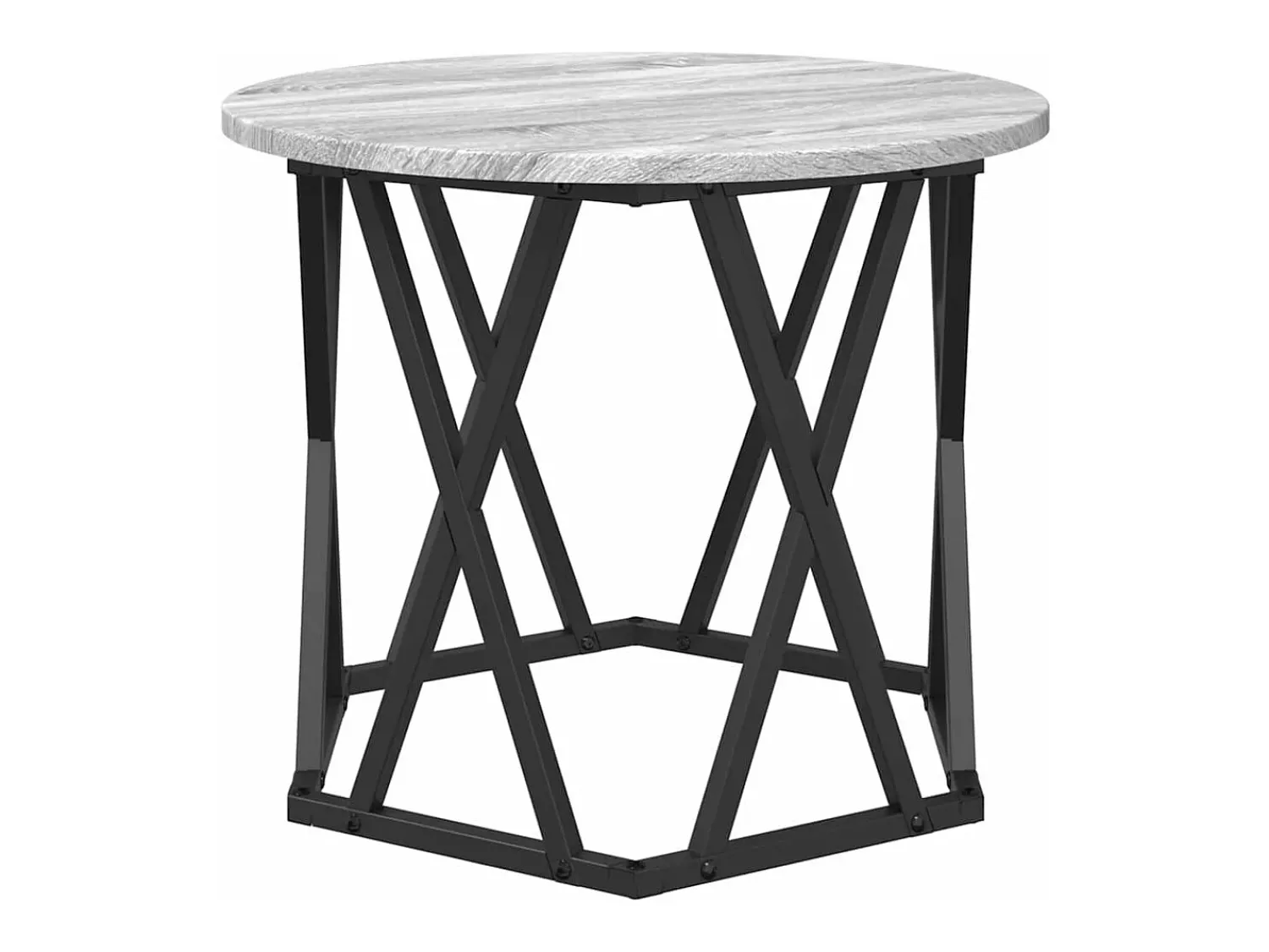 Mesa Lateral 2 pcs Sonoma 50x50x40 cm^ Mesa De Centro