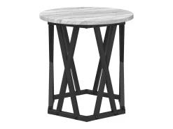 Mesa Lateral 2 pcs Sonoma 50x50x40 cm^ Mesa De Centro
