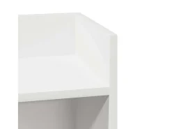 Mesa De Apoio|vidaxl Mesa lateral com prateleira 110x50x103 cm Preto