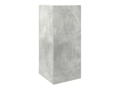 vidaxl Mesa lateral com prateleira 110x50x103 cm cimento^ Mesa De Apoio