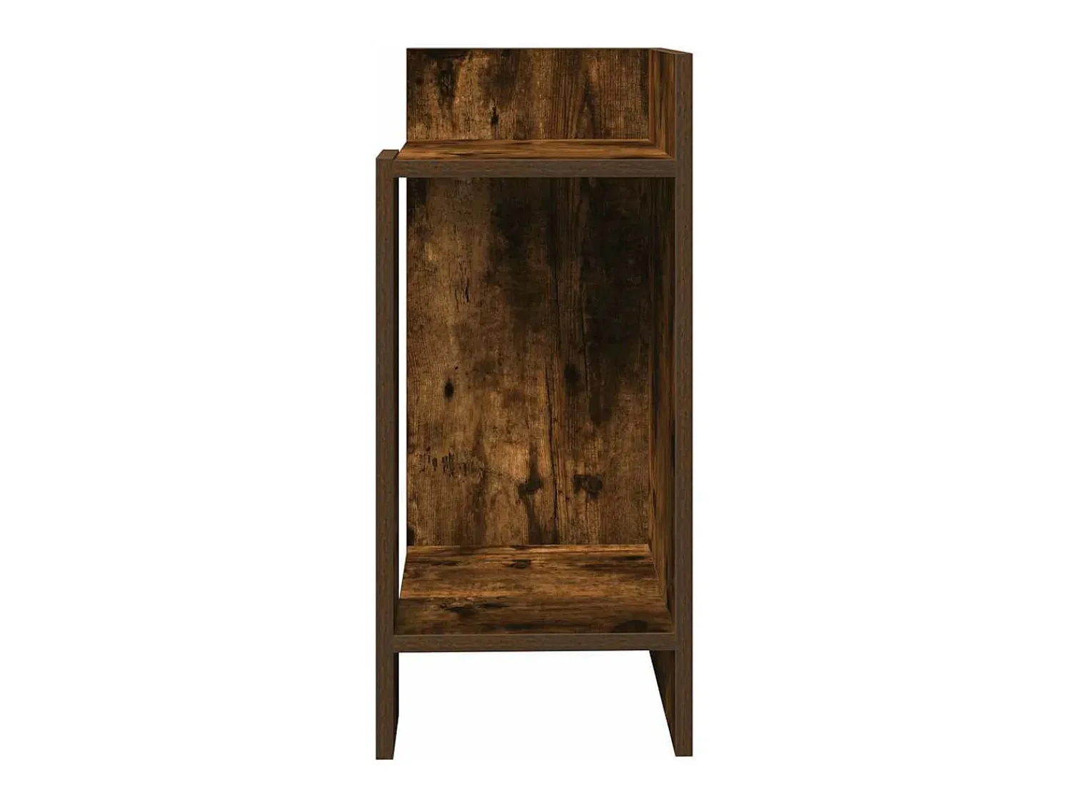 Mesa De Apoio|vidaxl Mesa lateral com prateleira 110x50x103 cm carvalho fumado Natural claro