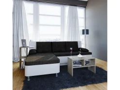 Hot VCM Mesa lateral de madeira | mesa de café lisa | dimensões aprox. A. 63 x L. 40 x P. 30 cm | Mesa de estar | Mesa de centro - Nachto (Sonoma oak (Sägerau)) Multicor