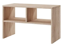 VCM Mesa lateral de madeira | mesa de café lisa | dimensões aprox. A. 40 x L. 63 x P. 30 cm | Mesa de estar | Mesa de centro - Nachto S (Sonoma oak (Sägerau))^ Mesa De Apoio