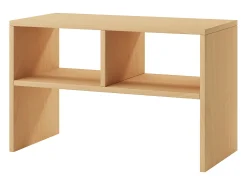 Discount VCM Mesa lateral de madeira | mesa de café lisa | dimensões aprox. A. 40 x L. 63 x P. 30 cm | Mesa de estar | Mesa de centro - Nachto S (Beech) Multicor