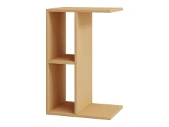 VCM Mesa lateral de madeira | mesa de café lisa | dimensões aprox. A. 63 x L. 40 x P. 30 cm | Mesa de estar | Mesa de centro - Nachto (faia)^ Mesa De Apoio