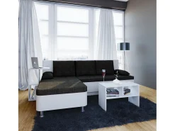 Mesa De Apoio*VCM Mesa lateral de madeira | mesa de café lisa | dimensões aprox. A. 63 x L. 40 x P. 30 cm | Mesa de estar | Mesa de centro - Nachto (Branco) Multicor