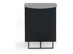 Mesa De Apoio* Mesa lateral de metal Preto