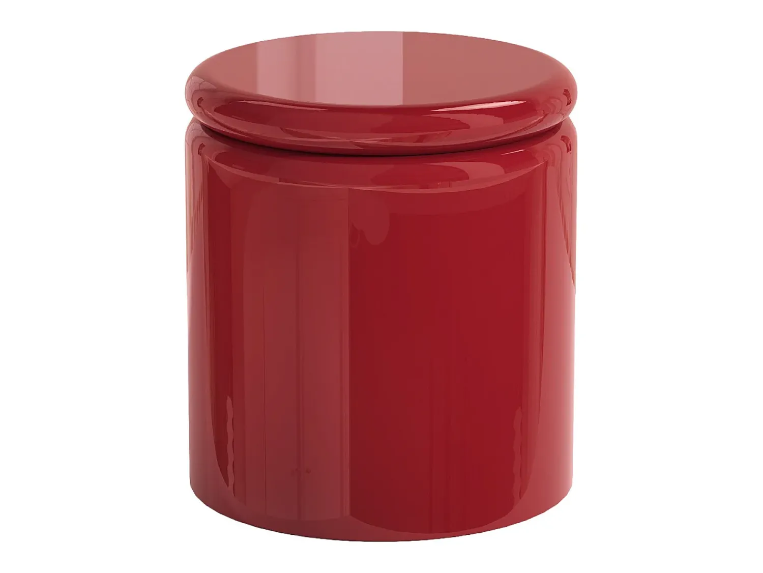Sale Vente-unique Mesa lateral em MDF - lacado - AMOFA Vermelho