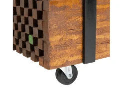 vidaxl Mesa lateral em teca 60x60x38 cm^ Mesa De Apoio