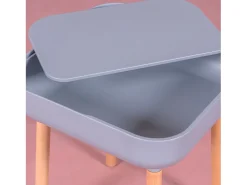 Best Nest Dream Mesa lateral estilo escandinavo - Pop - Cinza Cinzento