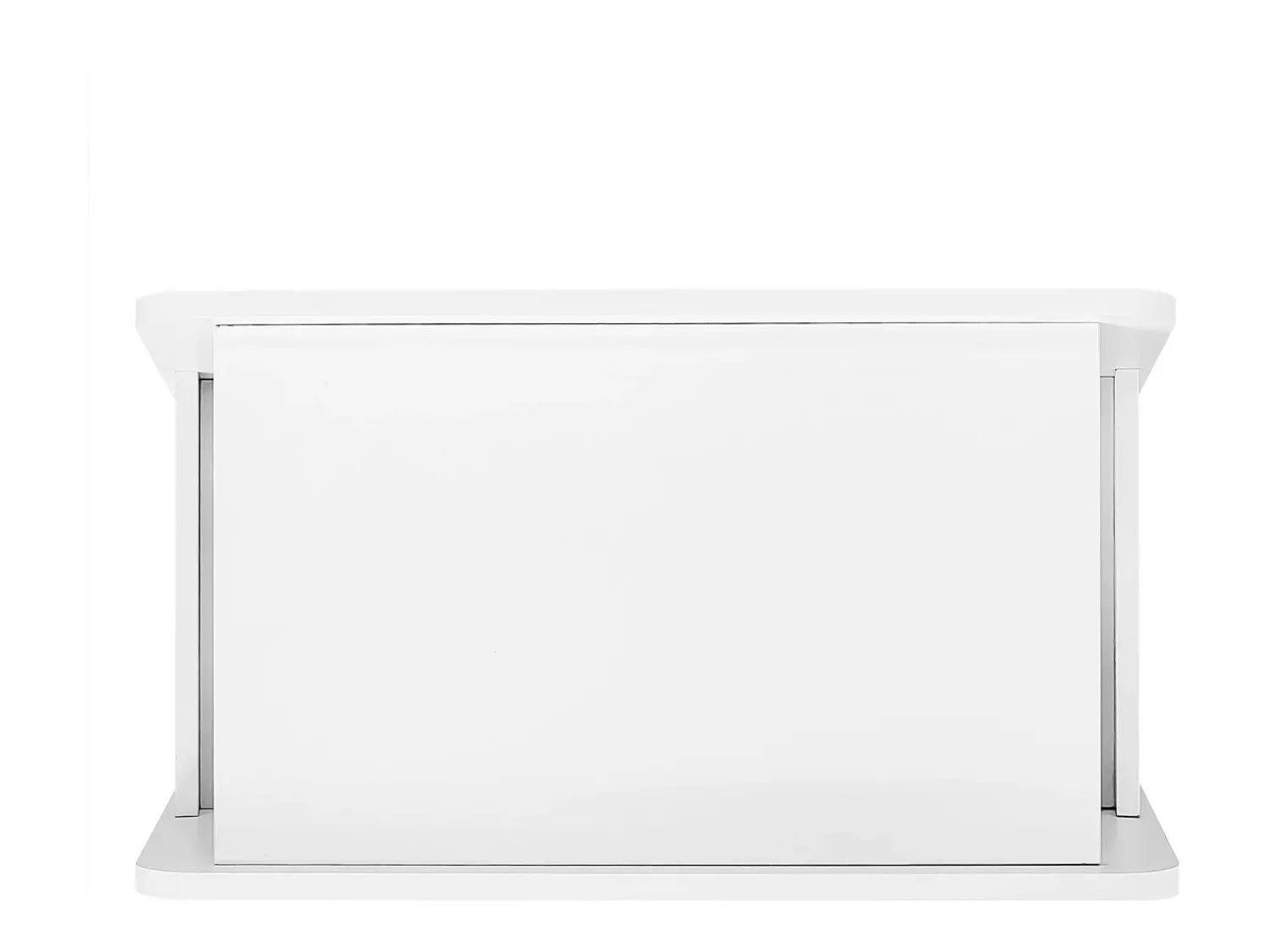 Clearance Merax Mesa Lateral Móvel com Prateleiras de Arrumação, Buffet - 81x33x51,5 cm - MDF - Branco