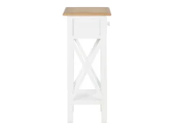 Mesa De Apoio*vidaxl Mesa lateral 27x27x65,5 cm madeira Branco